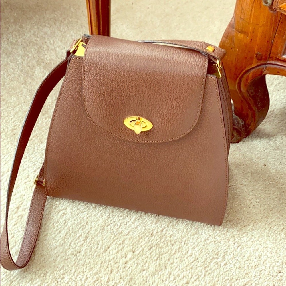 Darling brown leather bag from the Tiny Jewel Box